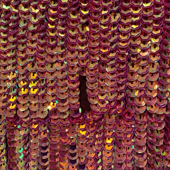 ⭐️ ASOS Pink Sequin Ruffle Dress - Picture 7 of 10